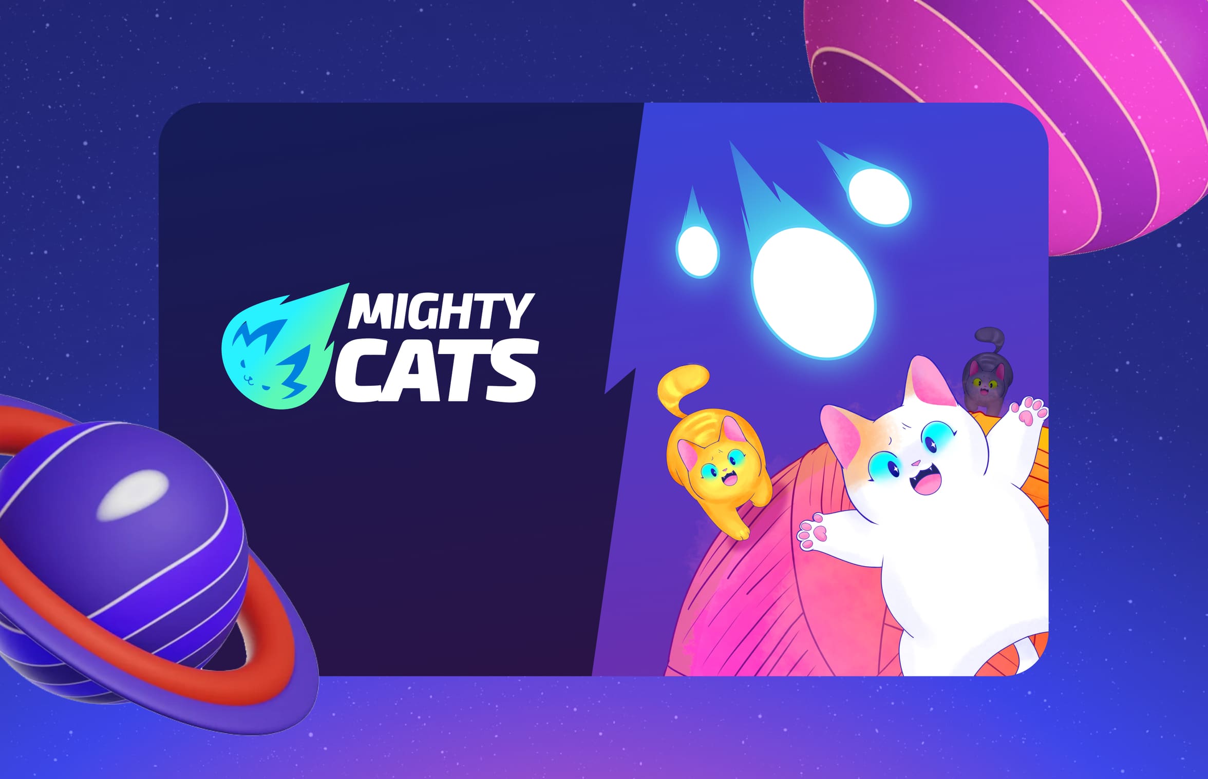 Mighty Cats game with an adopted MightyCat